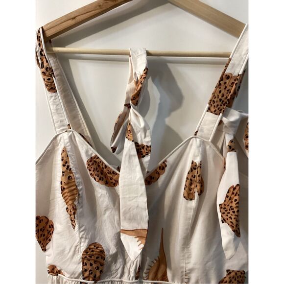 Farm rio leopard sea‎ shell midi dress - Picture 11 of 16